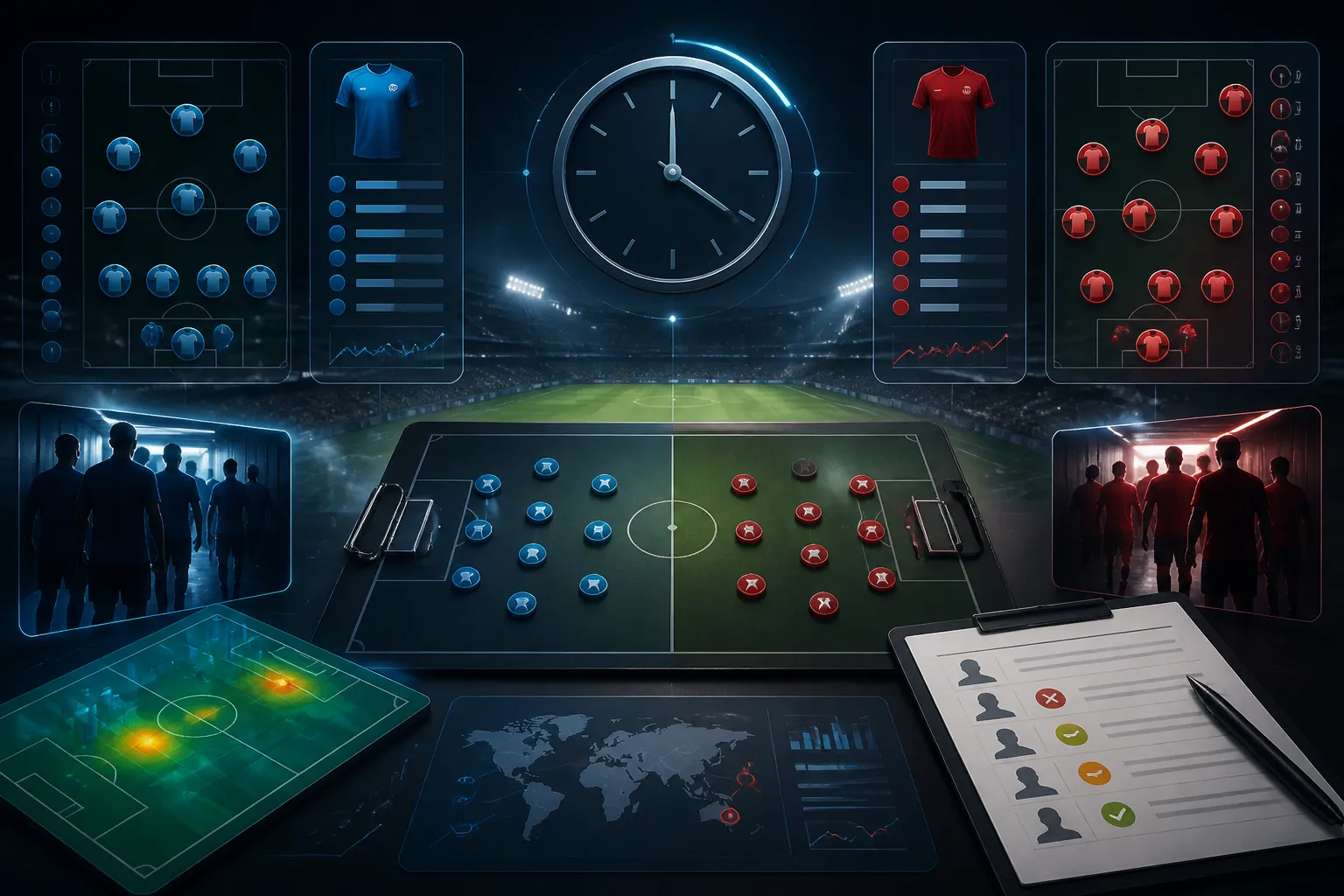 Como encontrar e ler escalações confirmadas de futebol em espanhol