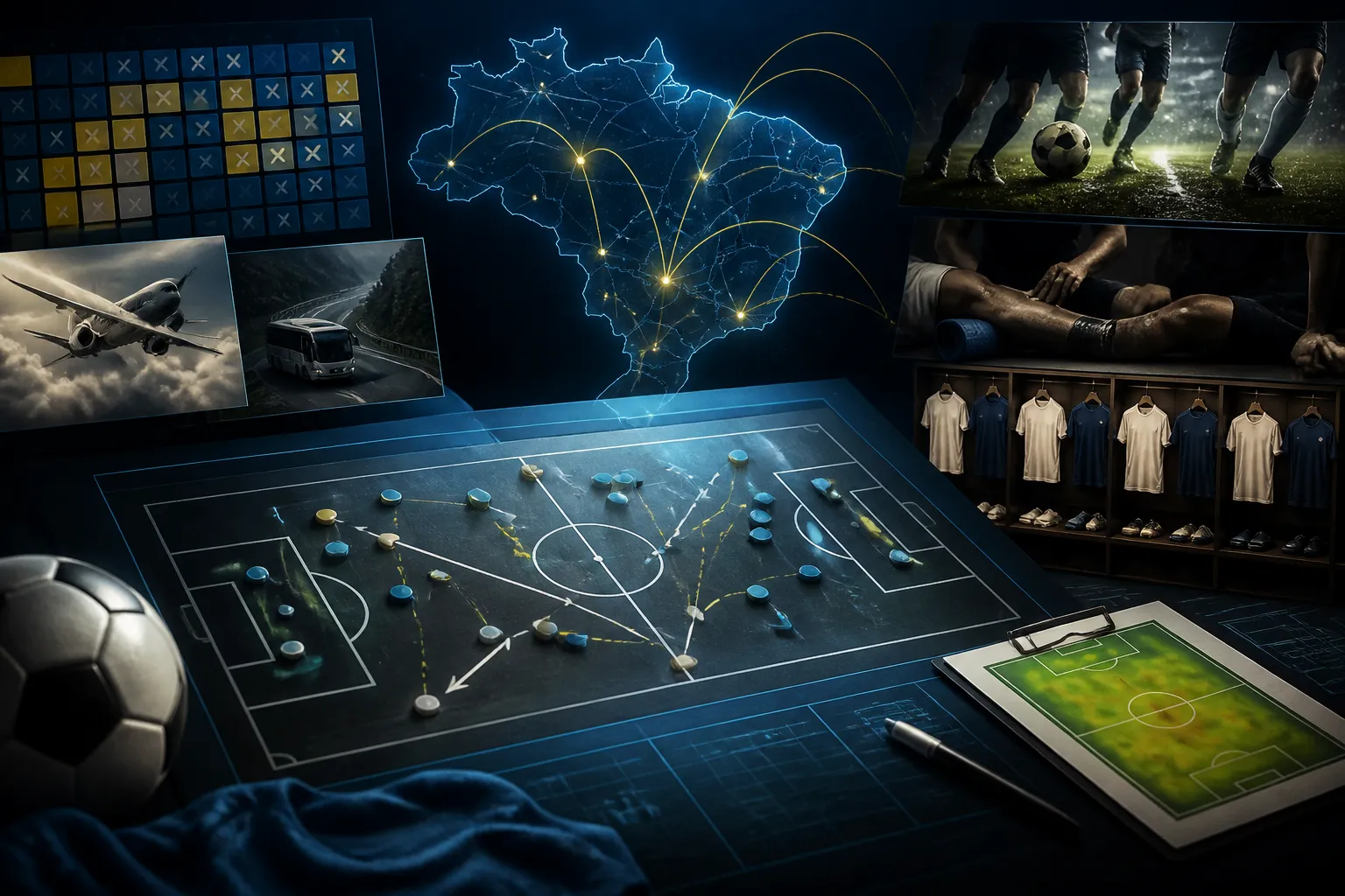 Como a programação, as viagens e o rodízio do elenco afetam as previsões da Série B do Brasileirão