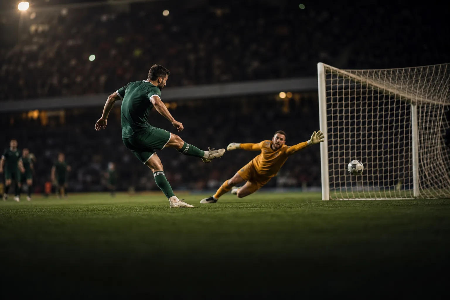 Ilustración editorial generada con IA — Promedio de goles del Brasileirão 2026: cómo calcularlo y seguirlo