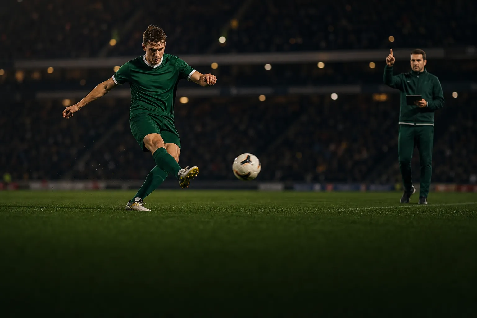 AI-generated editorial illustration — How to compare data-driven football predictions with expert tips