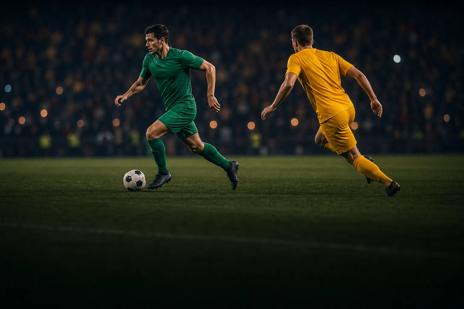 AI-generated editorial illustration — What is a play-off in football and how does it work?